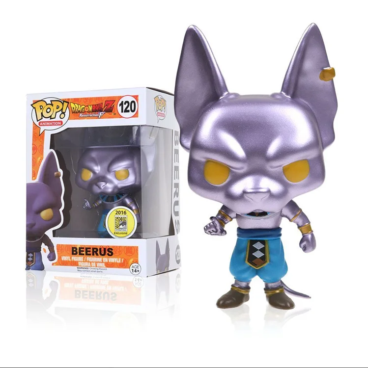 Funko pop ular супер Драконий жемчуг Гоку VegetaVinyl фигурка куклы игрушки для подарки на день рождения - Цвет: 120with box