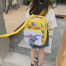 Dumbo, детский рюкзак с защитой от потери,, Дисней, детский сад, школьная сумка, мультяшная сумка для начальной школы, Детский рюкзак для путешествий