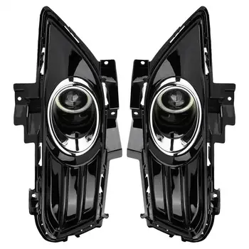 

Car Front Bumper Foglight Grille Fog Light Lamp Set for Ford Mondeo 2013-2016 HOT Car Accessories