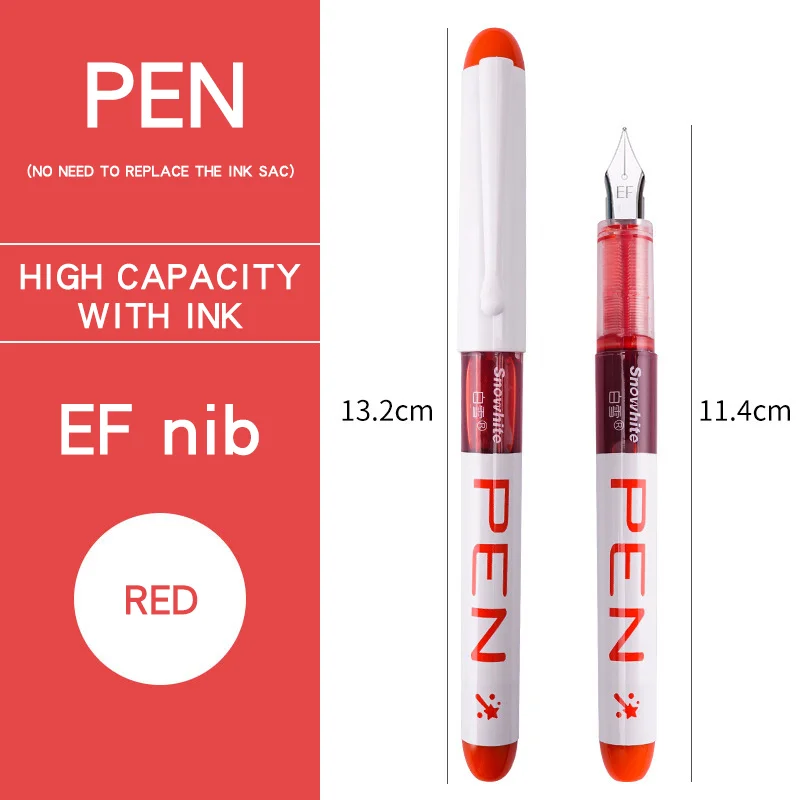 Vibrant Ink Fountain Pen Set - 8 Color Collection for Office & School - Stylish & Elegant Writing Essentials