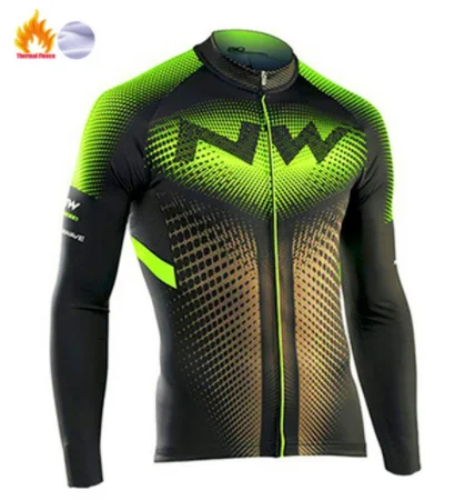 Northwave Pro Team Зимняя велосипедная Одежда дышащая Ropa Ciclismo с длинным рукавом MTB велосипедная одежда верхняя спортивная одежда - Цвет: 18