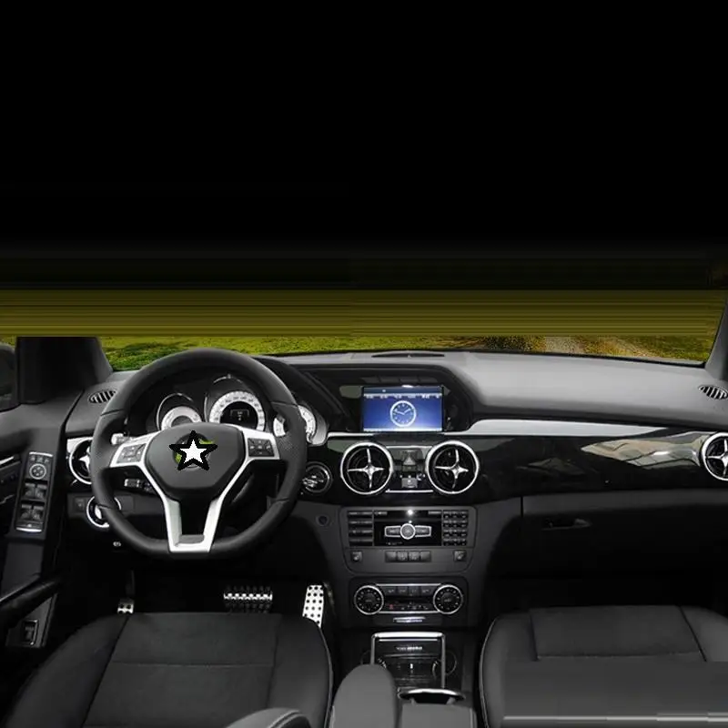 Автомобильный Кондиционер интерьера Excent хром Automovil авто стикер полосы аксессуары Чехлы 18 19 для Mercedes Benz GLK класс