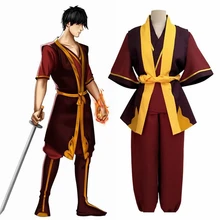 2021 Avatar The Last Airbender Prince Zuko Cosplay Costume Anime Custom Made Uniform