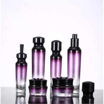 

50pcs Wholesale Glass Lotion Cream Bottles Essential Oil Perfume Press Pump Bottle Cream Jars Cosmetic Packaging Container