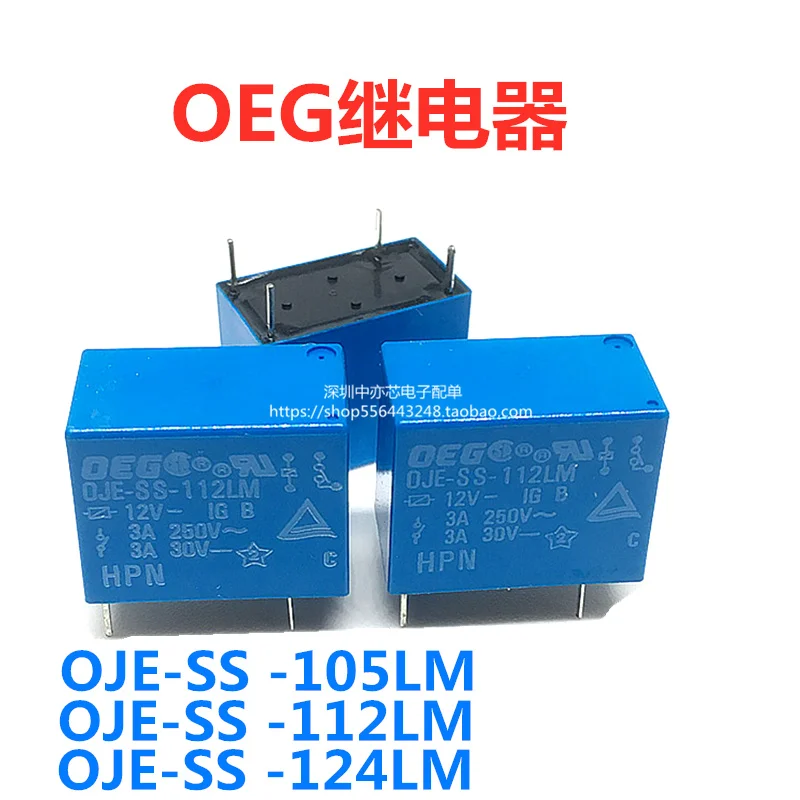 

Новинка Oje-ss - 105lm - 112lm - 124lm реле 4-контактное 3a Dc5v 12v 24v