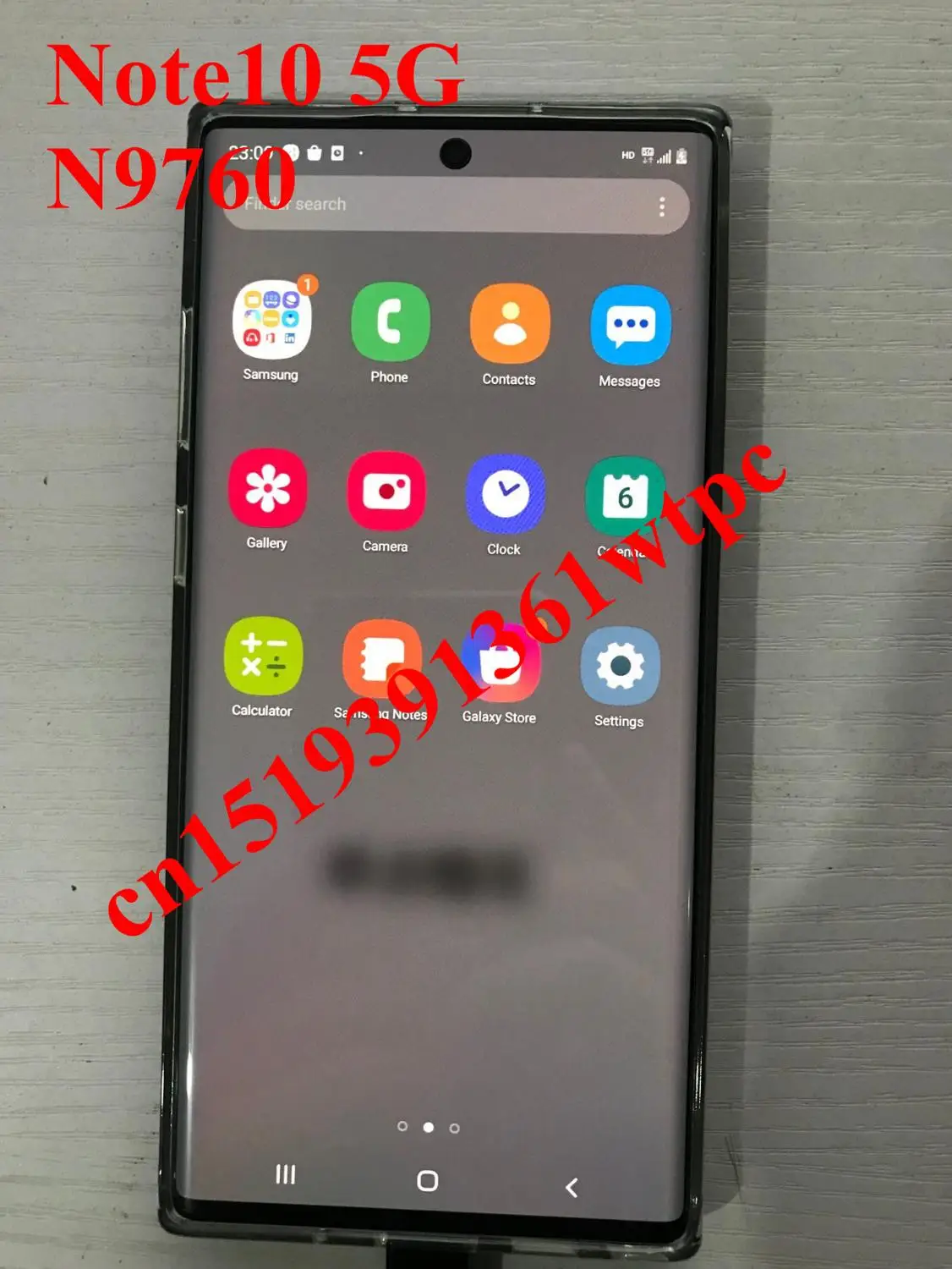 DHL+ Note10+ N9760 5G, поддержка tems& nemo& DingLi& Porbe. Тест