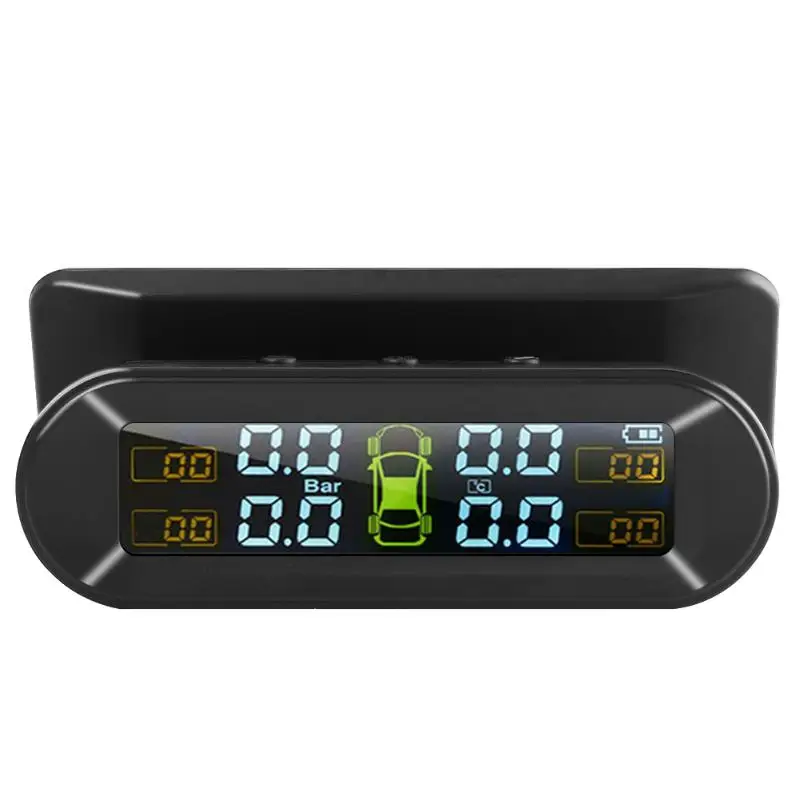Автомобильный TPMS прочный Солнечный usb зарядка контроль давления в шинах Temp сигнализация Система контроля давления в шинах s 67x43 мм