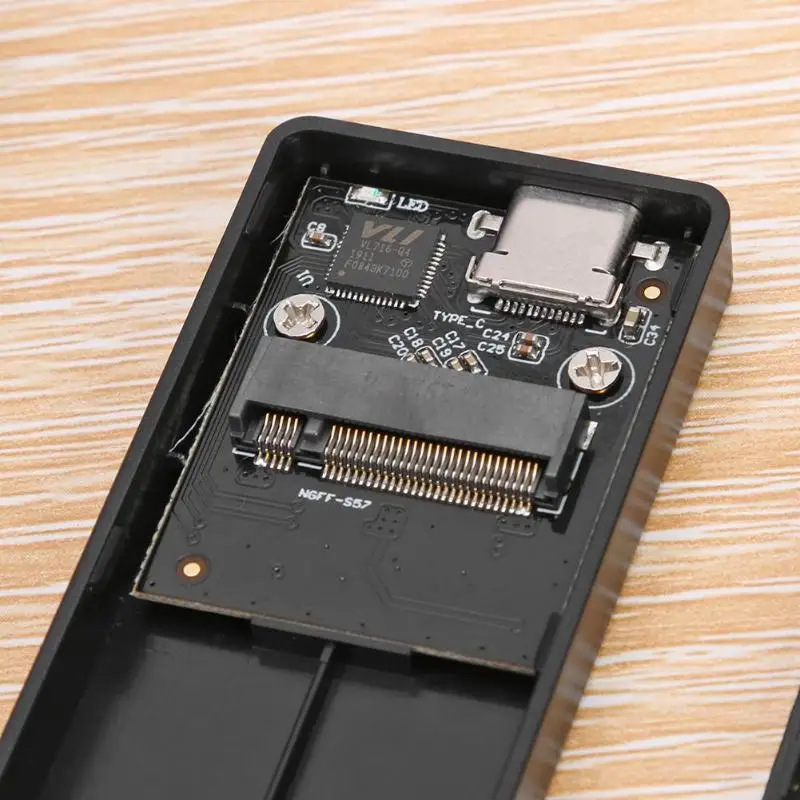 Мини SSD жесткий диск Корпус USB 3,1-NGFF SATA M.2 внешний жесткий диск чехол отличное мастерство и долговечность