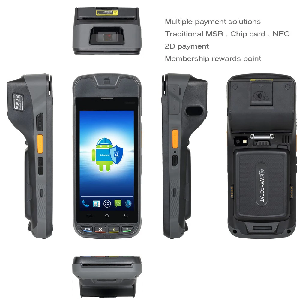 Description Picture 3 of itemUrovo i9000S All In One Android 8.1 Smart POS Payment Terminal With 2'' Thermal Printer MSR IC NFC 4G Camera 16GB ROM
