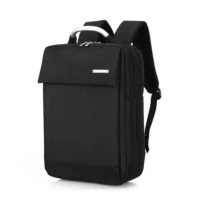 Мужской рюкзак для ноутбука, сумка для путешествий, водонепроницаемая, большая вместительность, 15,6 дюймов, школьная сумка для ноутбука, деловая сумка, рабочая сумка - Цвет: Черный