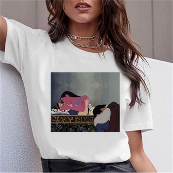 

ERNESTNM Cartoon Women T Shirt New Arrival Harajuku Breathable Clothes Fashion Summer Short Sleeve Ladies Top Tee