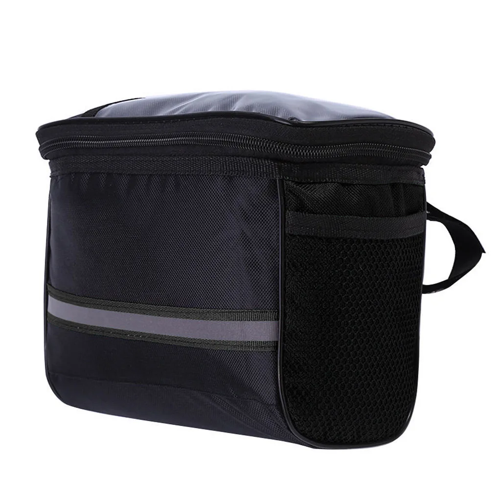 Mountain Bike Handlebar Bag Bicycle Front Basket Storage Bag Outdoor Cycling Riding Pack Cycling Bicycle MTB Bike Accessories