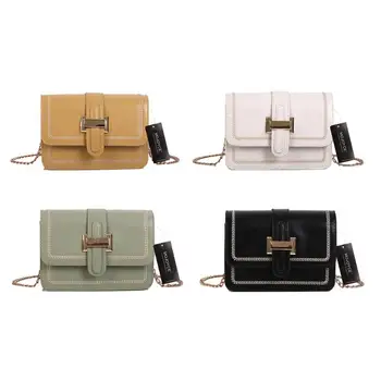 

Fashion Leather Crossbody Bag Women Small Shoulder Handbag Chain Flap Purse