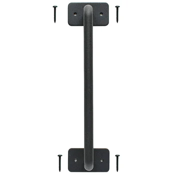 

Hardware Pull Closets Carbon Steel Garage For Cabinet Barn Door Handle Furniture Hotel Modern Knob Heavy Duty With Screw Home