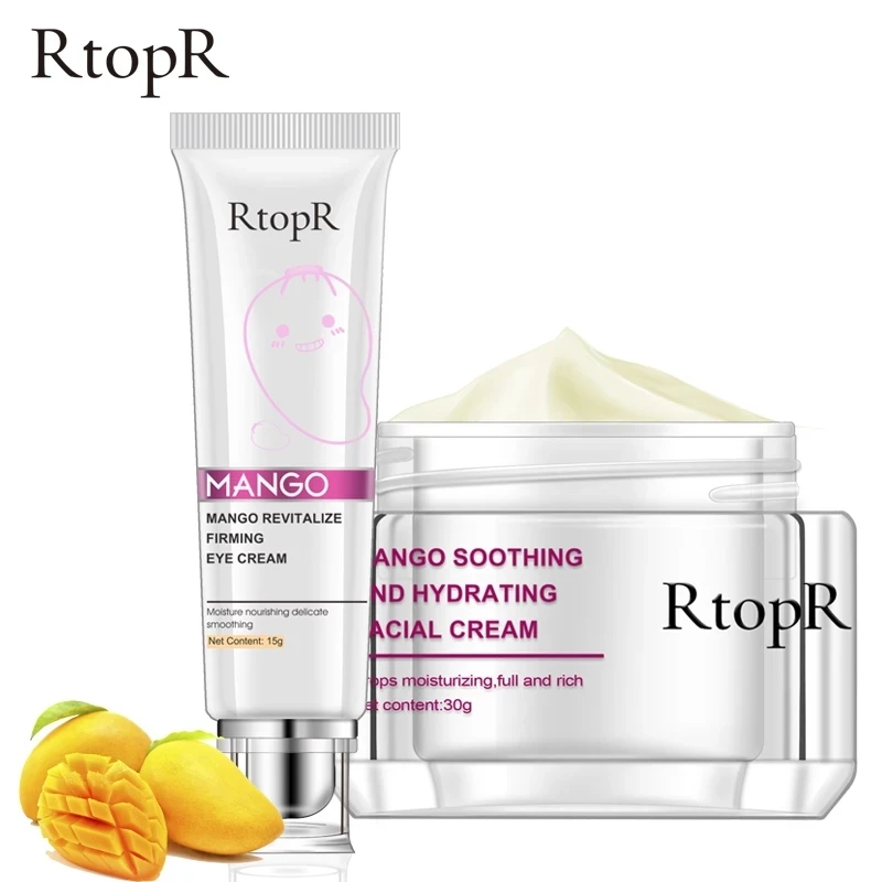 Mango Eye Cream+Face Cream Skin Care Anti Wrinkle Firm Skin Whitening