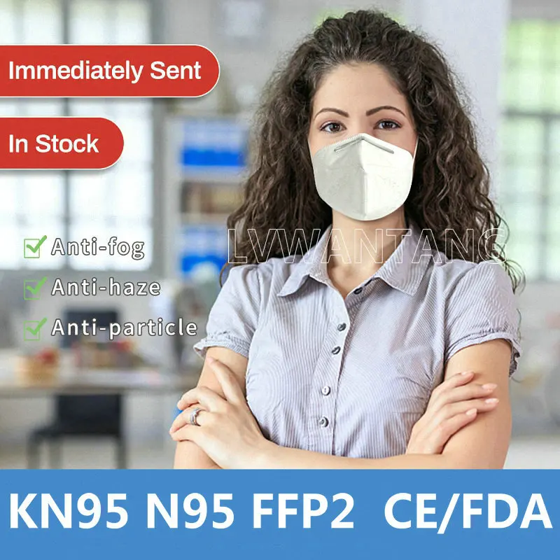 

20pcs N95 KF94 Anti Coronavirus Mask KN95 Safety Protective Face Mask Mouth Antivirus EN149 FFP2 Dust Gas Mask CE FDA