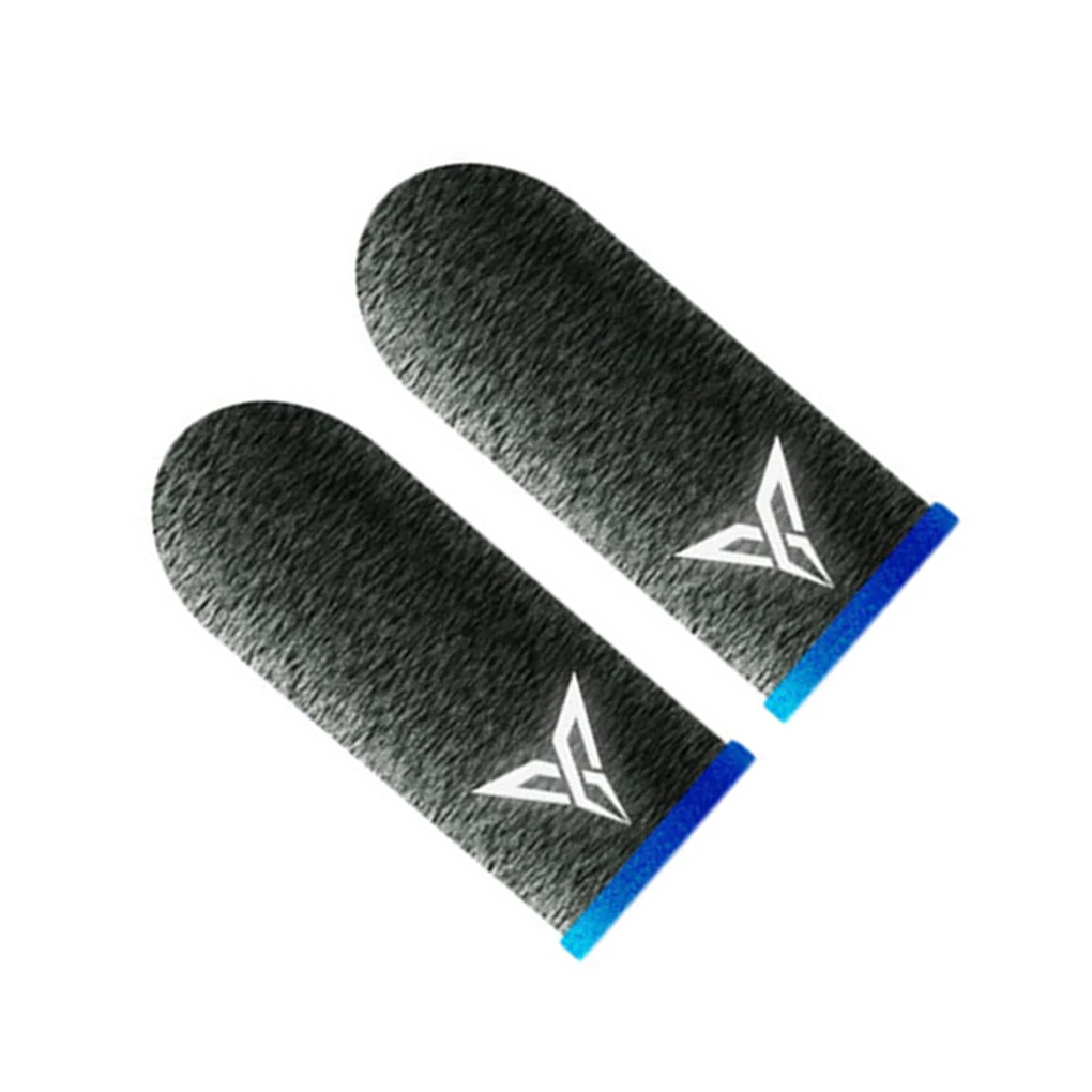 

1Pair Finger Cover Game Controller For Mobile Phone Touch Screen Non-slip Moisture Wicking Gaming Finger Thumb Sleeve Gloves