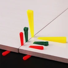 Niveleur mural de carrelage en céramique, 100 pièces, localisateur d'espacement de carrelage réutilisable 0.5 6MM, joint d'espacement, pose plate, outils de système de nivellement de carrelage
