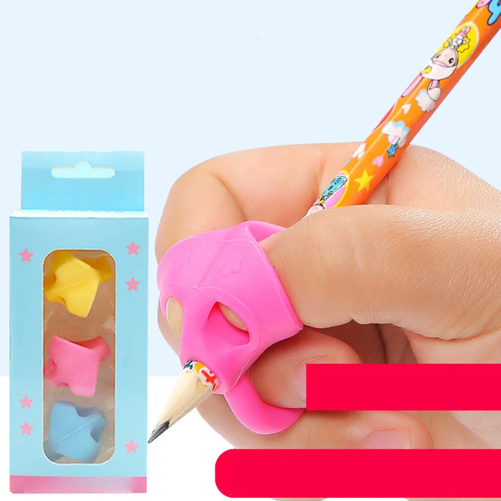 

3pcs Pencil Grips Artifact Preschool Learning Writing Braces For Children Beginners Pencil Posture Correction Tool