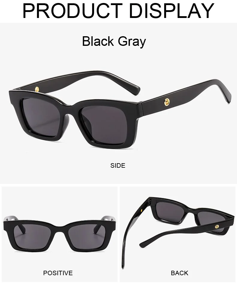 Square Vintage Sunglasses Women Luxury Brand Sun Glasses Male Female Gradient Mirror Retro Lady Oculos De Sol Feminino big frame sunglasses