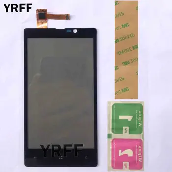 

Phone Touch Screen Digitizer For Nokia Lumia 820 N820 Front Touch Glass Touch Panel Sensor Panel Replacement 3M Glue