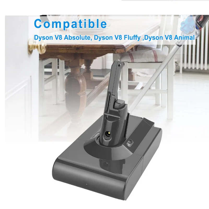 Аккумулятор 4800mAh 21,6 V pour Dyson V8 Batterie pour Dyson V8 absolu/moelleux/Animal/li-ion аккумулятор