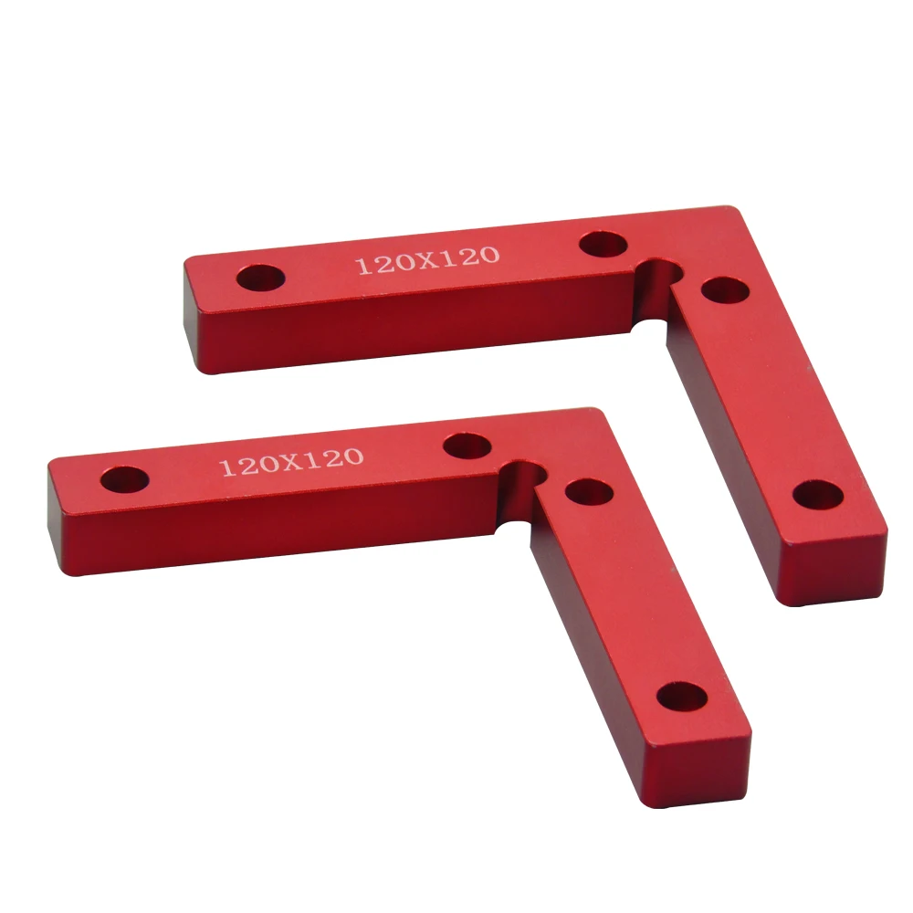 

2pcs 90 Right Angle Positioning Block Jig Aluminum Alloy for Wood Working Easy to use and install