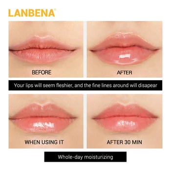 Plumping Lips Plumper Labena Lsoflavone Serum LANBENA Resist Aging Essence Moisturizing Lambena Mouth Line Charms