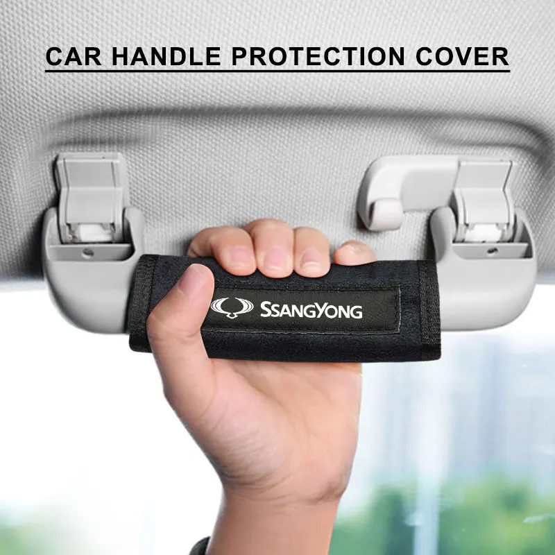 Car Door Handle Glove Roof Armrest Cover Car Inner Door Pull Glove For Audi A4 B5 B6 B7 8P 8V 8L A5 C7 4F A8 Q2 Q7 RS3 RS4 RS5