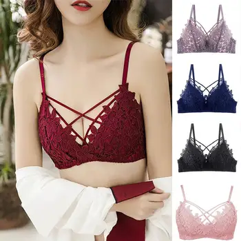 

Women Fashion Lace Floral Bra Seamless Push Up Bra Underwear
