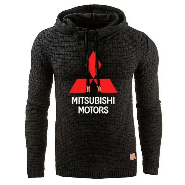 Мужские толстовки с принтом логотипа Mitsubishi, весенне-осенние мужские толстовки, спортивная одежда в стиле хип-хоп, harajuku, Повседневная Толстовка с капюшоном, спортивный костюм