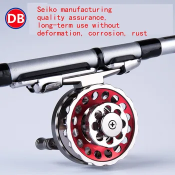

All-metal Fishing Reel With Bleed Idle Speed Than Before The Round Sandpiper Ice Fishing Round Fishing Reel
