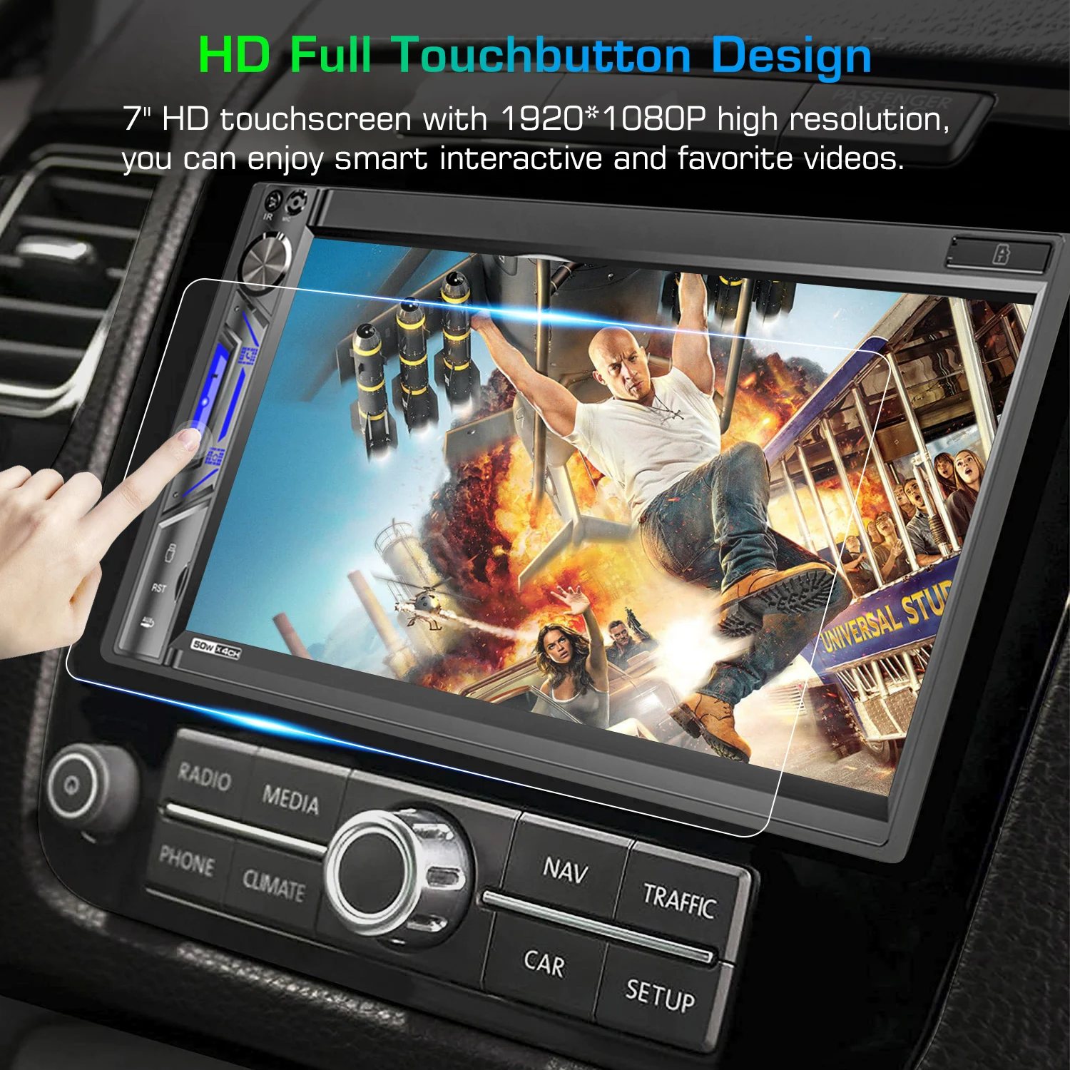 2din Car Radio MP5 Player Mp3 Player Radio Carplay Mirrorlink radio Bluetooth FM Car Radio For Universal 7'' Radio Player