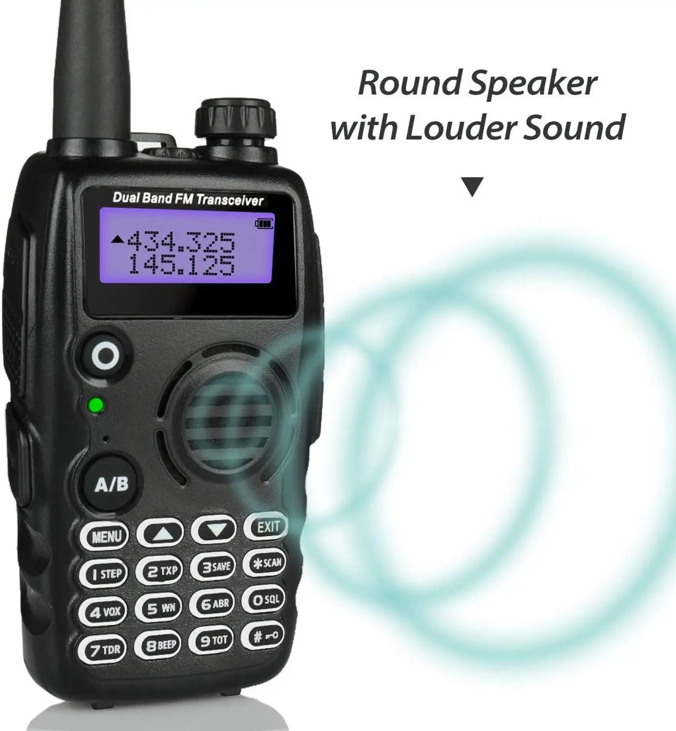 Рация радиочастотная трехцветный дисплей 7 Вт 50 CTCSS/105 CDCSS 136 174/400 520 МГц 1800