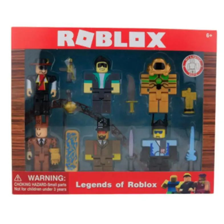 ROBLOX Фигурки 7 см ПВХ люкс куклы игрушки аниме модель фигурки для украшения Коллекция Рождественские подарки для детей - Цвет: jues Have box