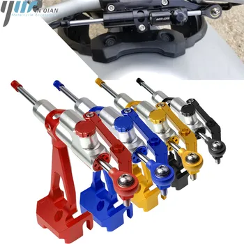 

Adjustable Motorcycle accessories Steering Stabilize Damper Bracket Mounting kit Anti-vibration support FOR YAMAHA FZ09 FZ 09