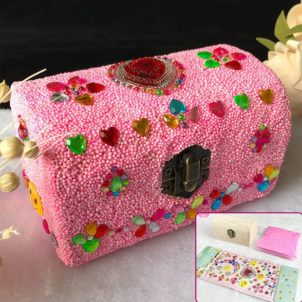 S-1 Детская hand-made из подручного материала сумка девушки твердые деревянные, для канцтоваров коробка пенал для карандашей Снежинка грязи палку дрель ящик для хранения - Цвет: S-1