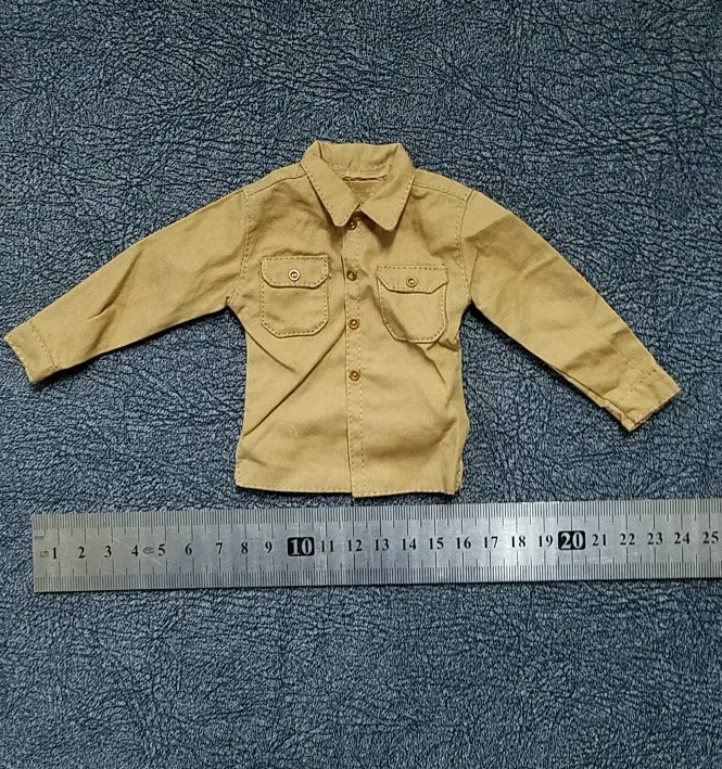 

Collectible 1/6 Soldiers World War II US Army Shirt Model for 12" Action Figure Doll Body