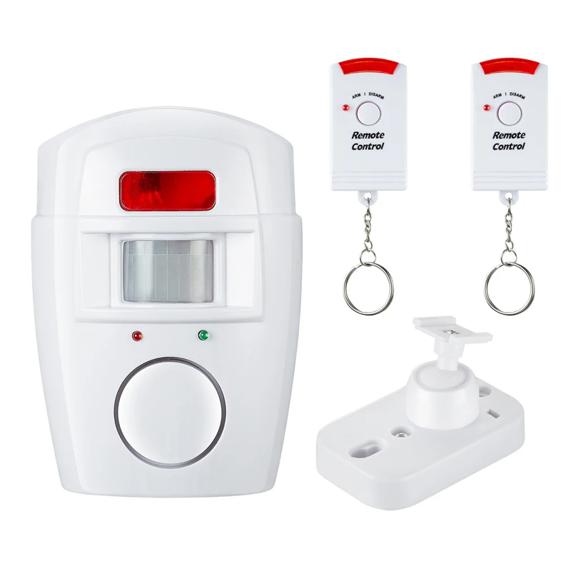 

Home Security Alarm System Wireless Detector +2x Remote Controllers Pir Infrared Motion Sensor Alarm Wireless Alarm Monitor