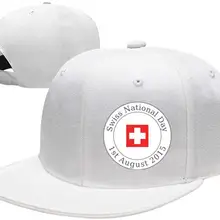 Швейцарский национальный день 1st August шапки унисекс модные регулируемые взрослые Snapback шляпы