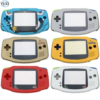 

YuXi Full Housing Shell for Gameboy Advance Replacement Hard Case with Screen Lens for GBA Console Housing