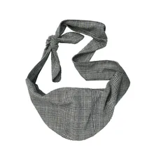 Большая вместительная сумка через плечо, Мягкая тканевая сумка для отдыха или путешествий для женщин, модная посылка в английском стиле