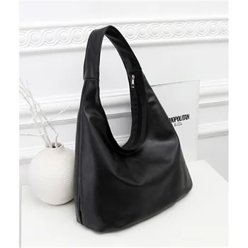 

Pu Leather Girls Soft Small Handbag Women Messenger Bag Black Ladies Shoulder Bags For Women Zipper Bags Female Bags