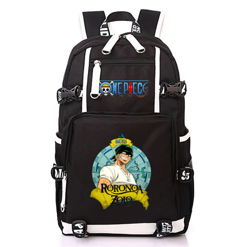 Аниме one piece Luffy рюкзак модный Повседневный Рюкзак usb зарядка школьные сумки Дорожная сумка для подростков мужчин и женщин