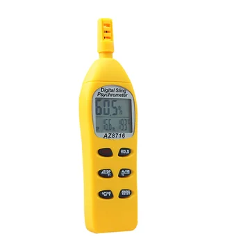 

Digital Pocket Psychrometer Temperature and Humidity Meter Hygrometer with Dew Wet Bulb AZ8716