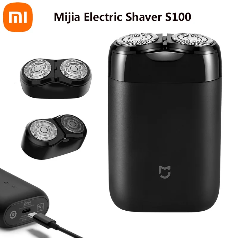 Xiaomi Mijia Electric Shaver for men S100 Mi Portable Waterproof Razor ...