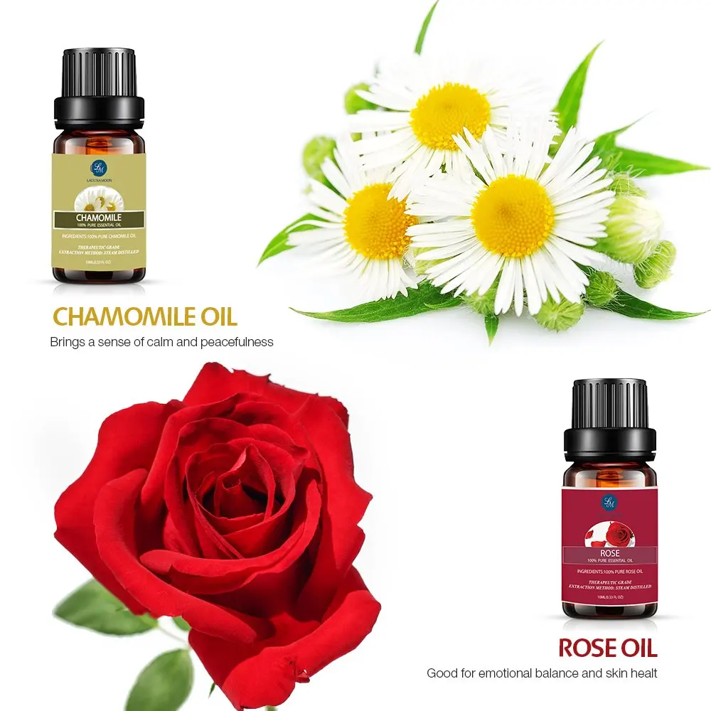 1/3oz SAC Aroma Oils ~ India 3PC SET ~ Rose Jasmine Violet 