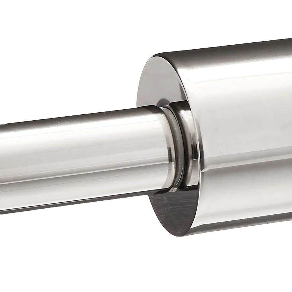 Steel Rolling Pin Paste Pizza Cookies Pastry Dough Roller Home Bakery Baking Tool, 38.5x5x5cm