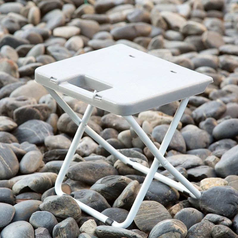 

Simple portable fishing tool folding stool folding plastic stool adult small household H99F