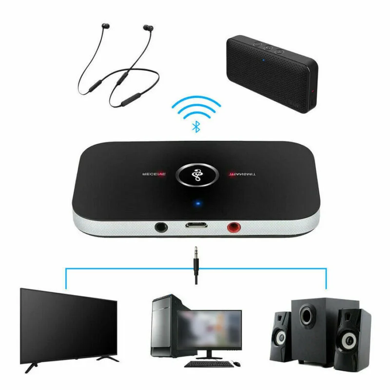 2в1 Bluetooth передатчик и приемник беспроводной A2DP стерео аудио адаптер Поддержка стерео кодека
